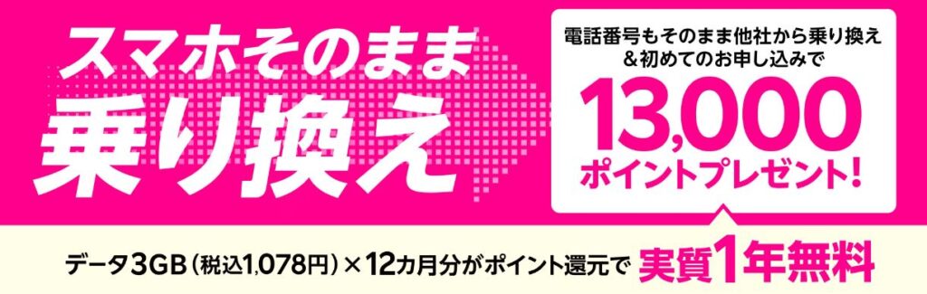 楽天モバイルキャンペーン