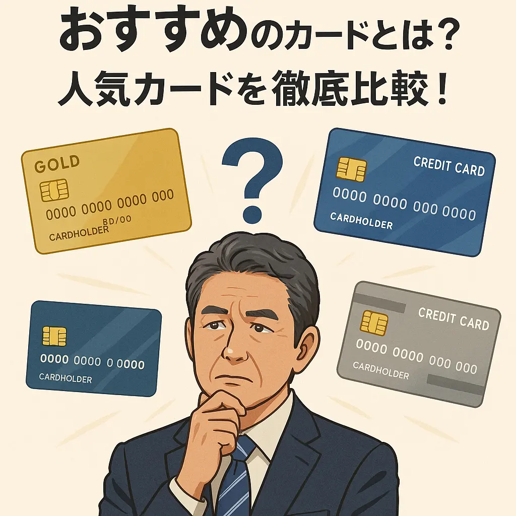50代が選ぶべきおすすめのクレジットカード